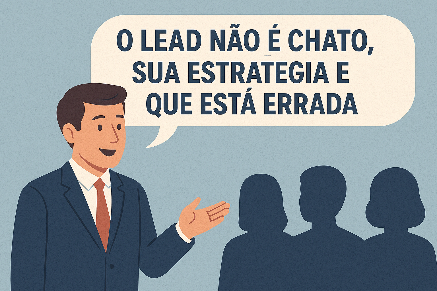 O lead que chega no whatsapp fazendo um monte de perguntas e depois para de responder não é chato e nem perda de tempo. Sua estratégia que está errada.
